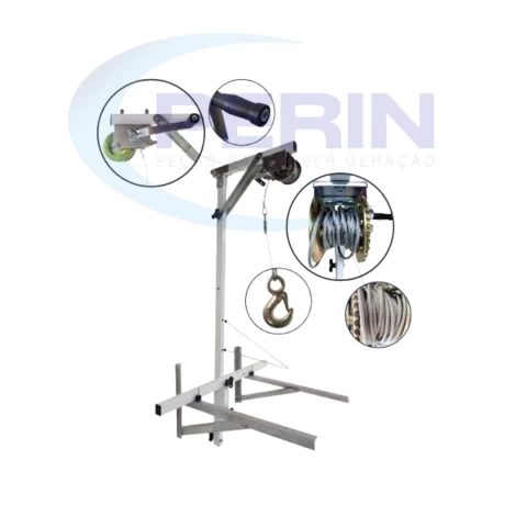 Içador para Ar-Condicionado com Carretilha Superior Desmontável