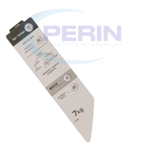 Painel Decorativo Direito CP para Lavadora Brastemp 7kg