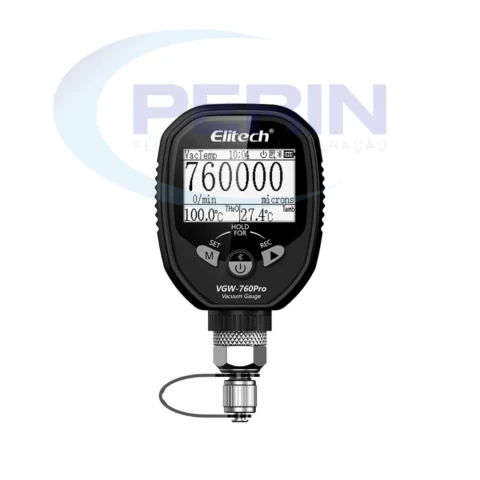 Vacuômetro Digital Bluetooth 760.000 Microns VGW-760 Pro Elitech