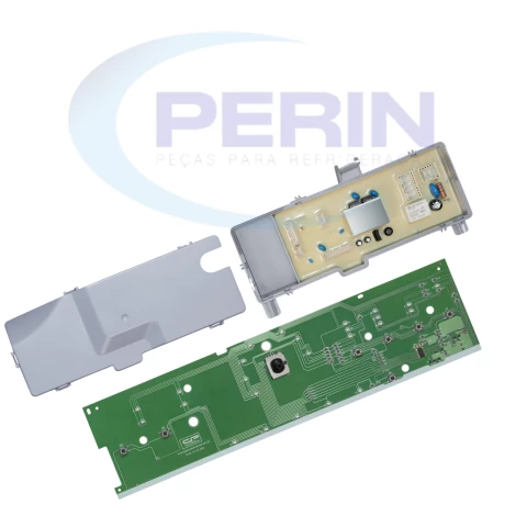 Placa de Potência com Interface CP para Lavadora Brastemp 15kg Versão 1 Bivolt