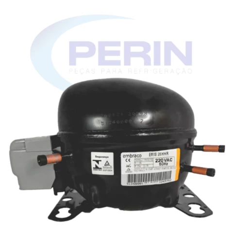 Compressor Embraco EMIS20HHR R134a 1/12 HP 220V