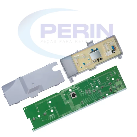 Placa de Potência com Interface CP para Lavadora Brastemp 15kg Versão 1 Bivolt