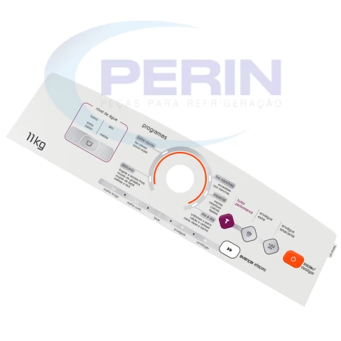 Painel Decorativo CP para Lavadora Brastemp 11kg