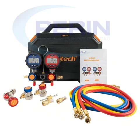 Conjunto Manifold Digital DMG-3 Elitech