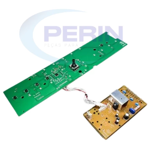 Placa de Potência Emicol Bivolt com Interface para Lavadora Brastemp 11kg (Todas as Versões)
