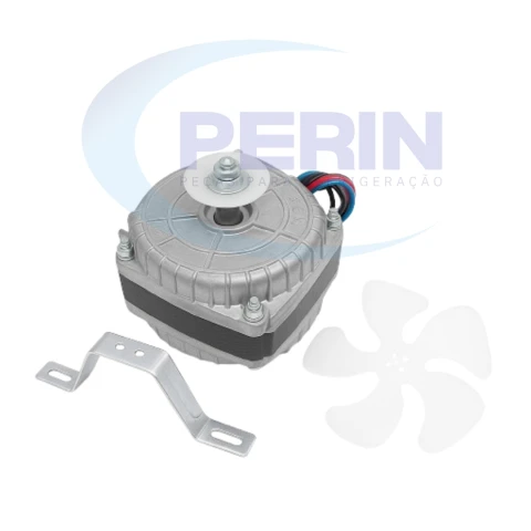 Micro Motor ELCO Exaustor 1/25 Bivolt c/ Hélice Plástica e Suporte