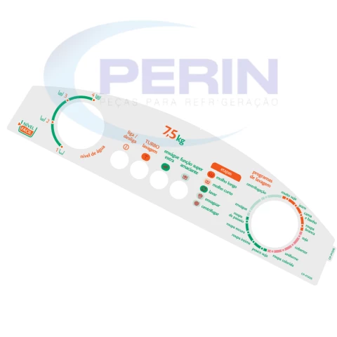 Painel Decorativo CP para Lavadora Consul 7,5kg