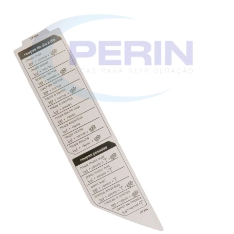 Painel Decorativo CP para Lavadora Brastemp 7kg Turbo