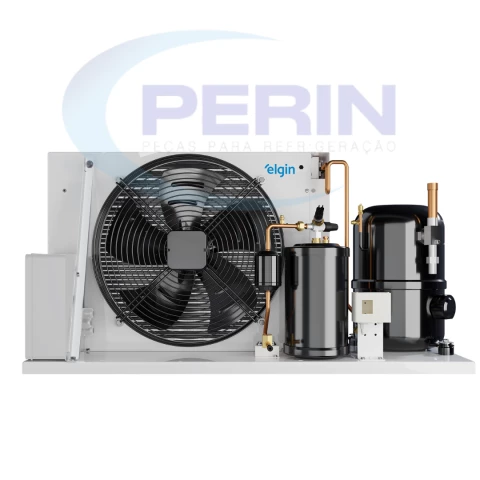 Unidade Condensadora Elgin slim Baixa Scroll 5.0 HP R404 220V Trifásica