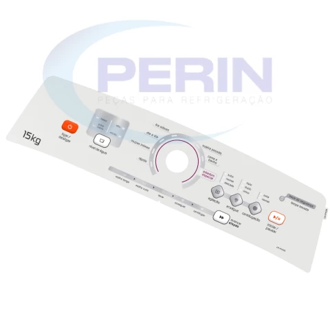 Painel Decorativo CP para Lavadora Brastemp 15kg com Trava