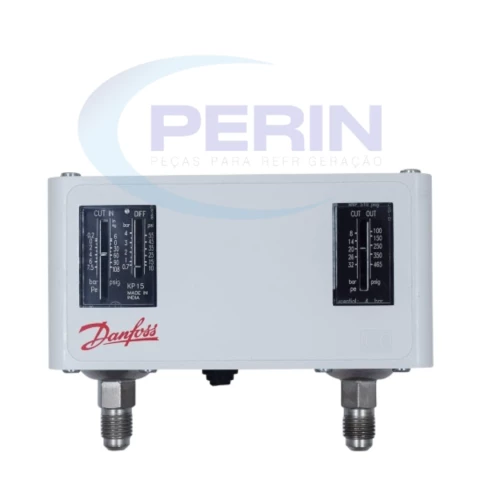 Pressostato Danfoss KP15 Automático Alta e Baixa Pressão