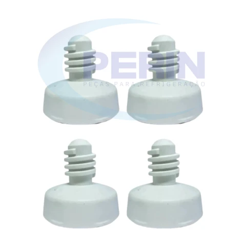 Pé Nivelador para Lavadora Brastemp / Consul (Kit com 4 Peças) Similar